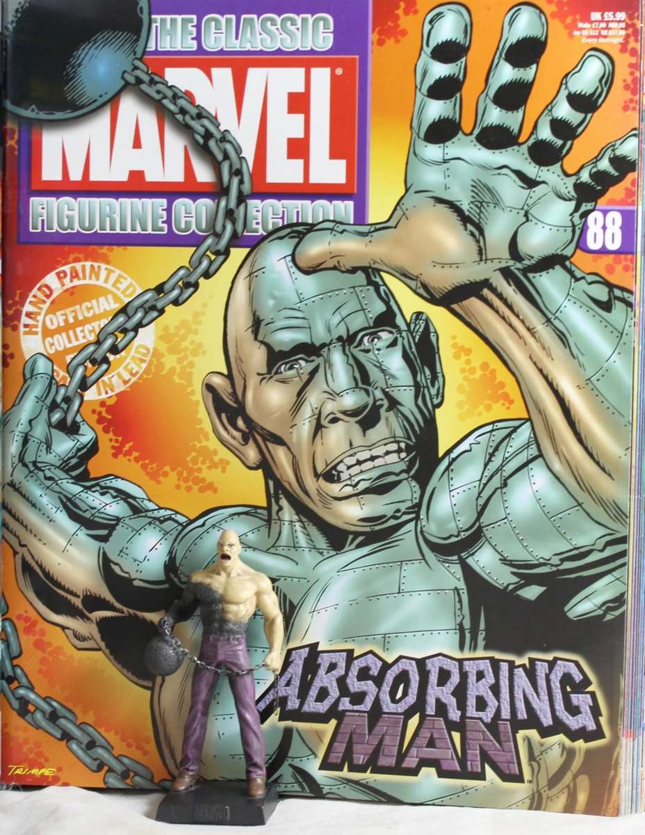 Classic Marvel Collection - Lead, hand painted figurine with book - Absorbing Man - #88