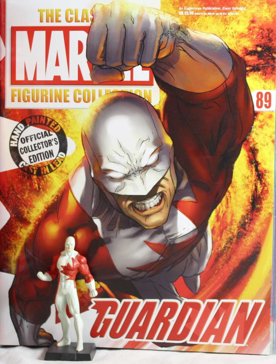 Classic Marvel Collection - Lead, hand painted figurine with book - Guardian - #89