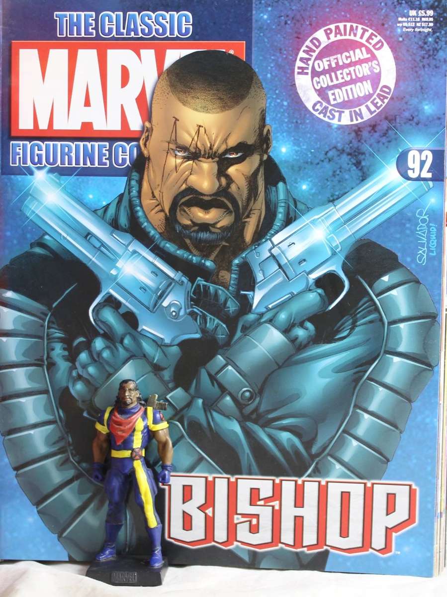 Classic Marvel Collection - Lead, hand painted figurine with book - Bishop - #92