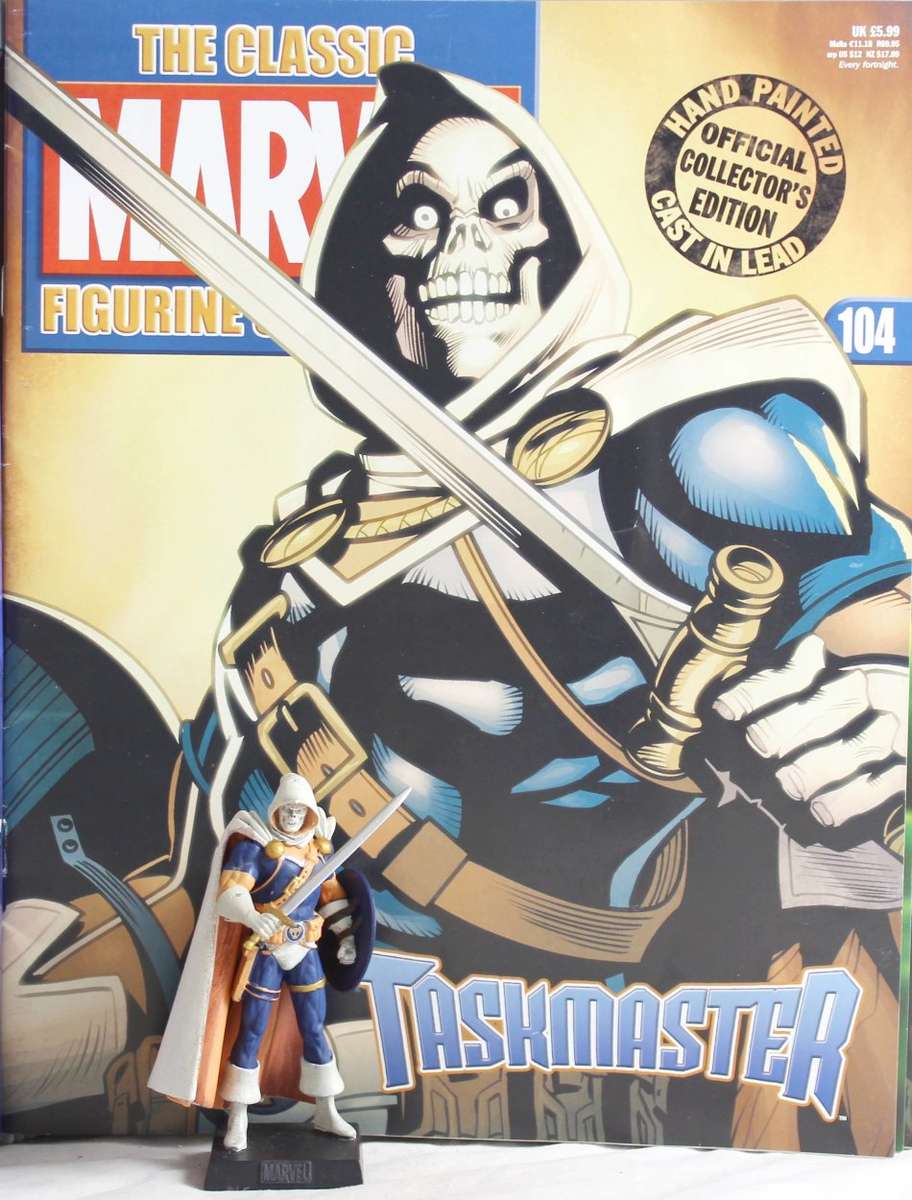 Classic Marvel Collection - Lead, hand painted figurine with book - Taskmaster - #104