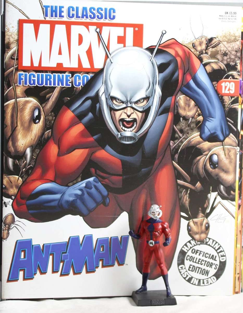 Classic Marvel Collection - Lead, hand painted figurine with book - Ant-Man - #129