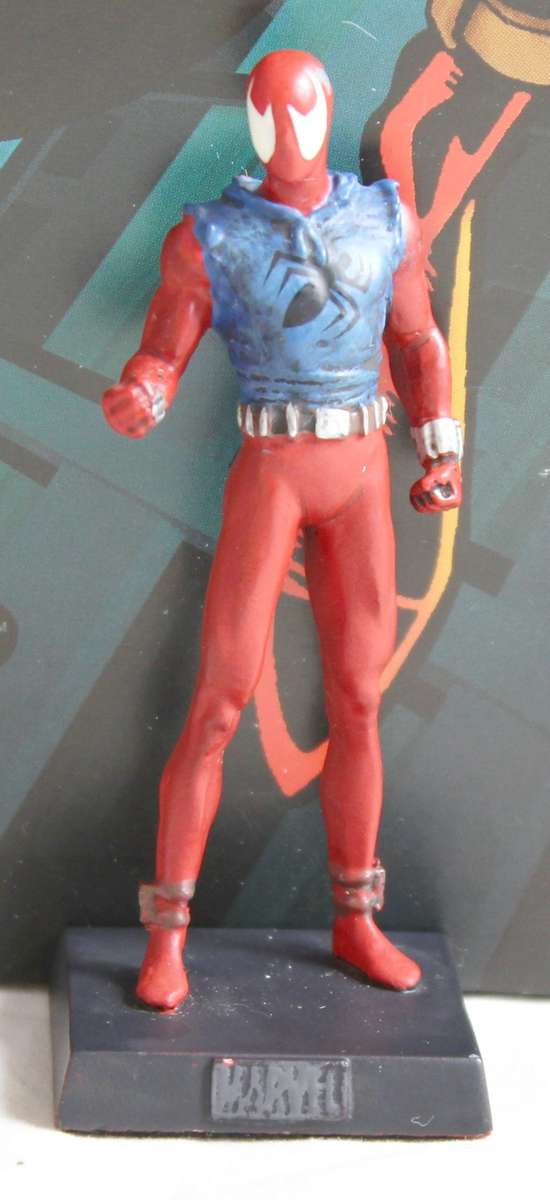 Classic Marvel Collection - Lead, hand painted figurine with book - Scarlet Spider - #139