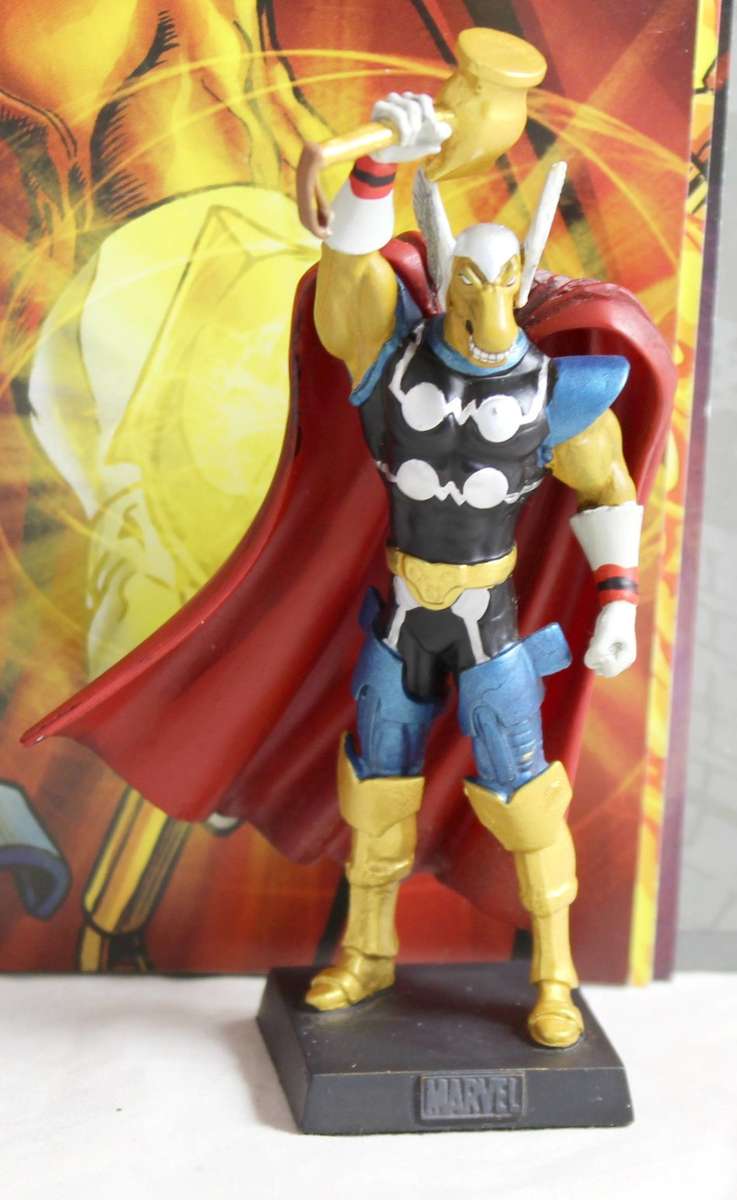 Classic Marvel Collection - Lead, hand painted figurine with book - Beta Ray Bill - #140