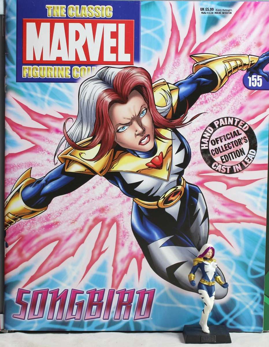 Classic Marvel Collection - Lead, hand painted figurine with book - Songbird - #155