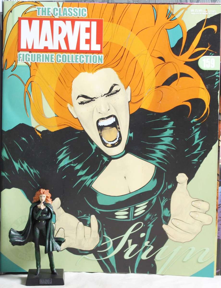 Classic Marvel Collection - Lead, hand painted figurine with book - Siryn - #159