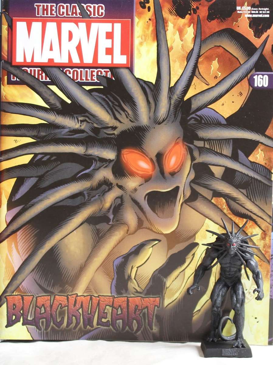 Classic Marvel Collection - Lead, hand painted figurine with book - Blackheart - #160