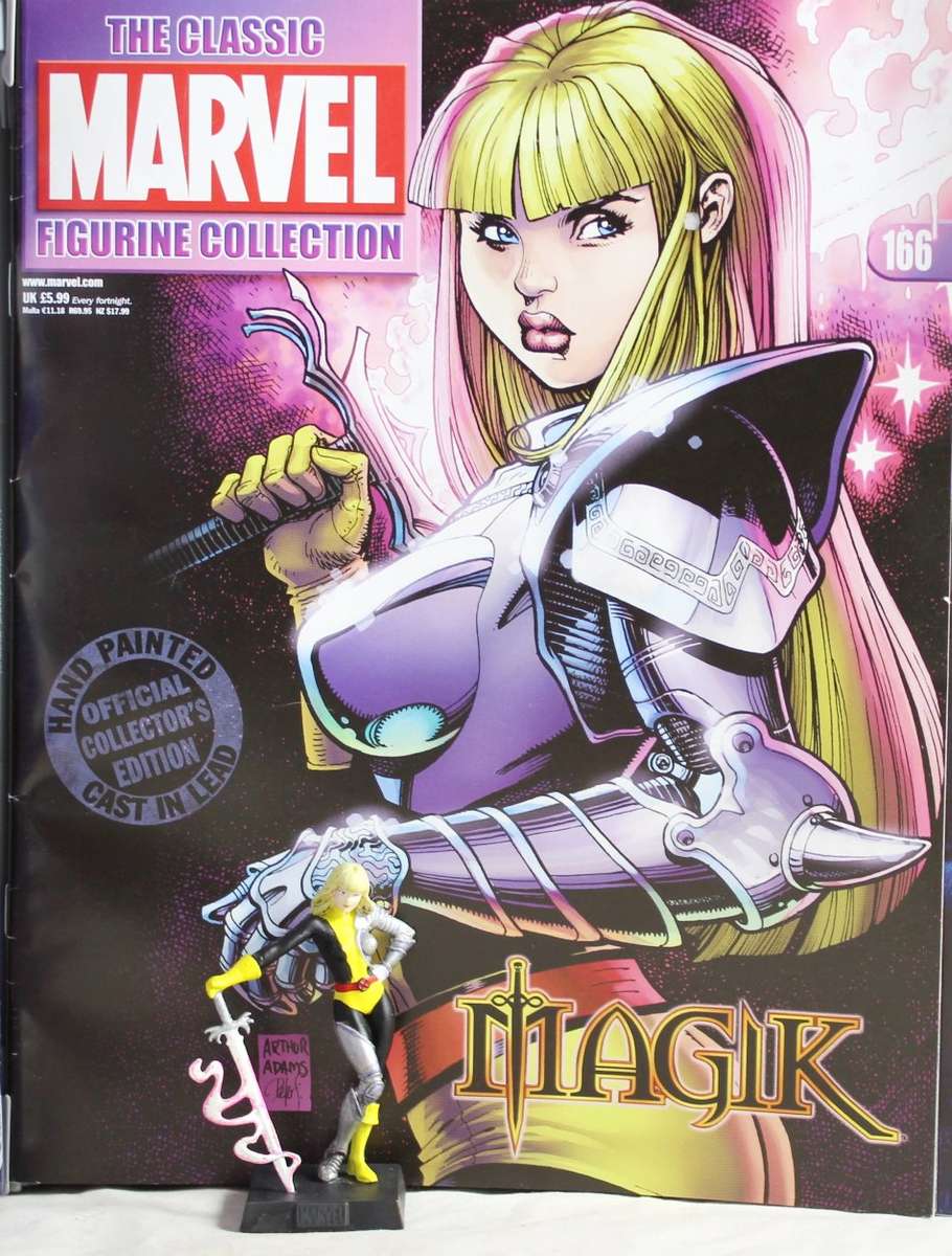 Classic Marvel Collection - Lead, hand painted figurine with book - Magik - #166