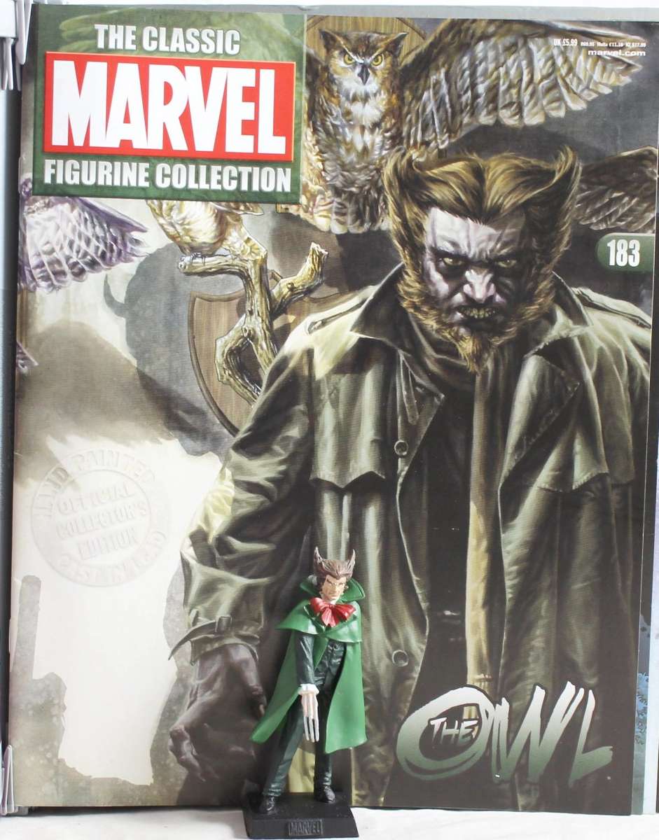 Classic Marvel Collection - Lead, hand painted figurine with book - Owl - #183