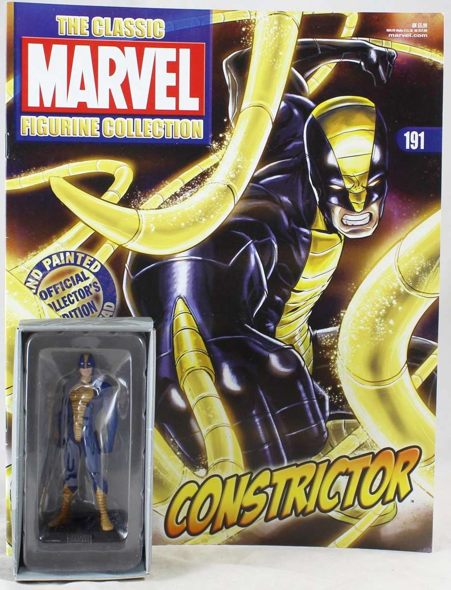 Classic Marvel Collection - Lead, hand painted figurine with book - Constrictor - #191