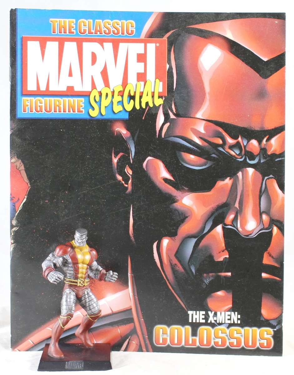 Classic Marvel Collection-Lead, hand painted figurine with book-Special Edition- Colossus - #583