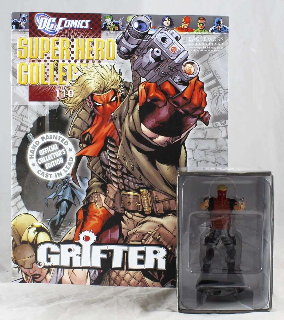 DC Comics - Lead, hand painted figurine with book - Grifter -  #110 - Bid Now!