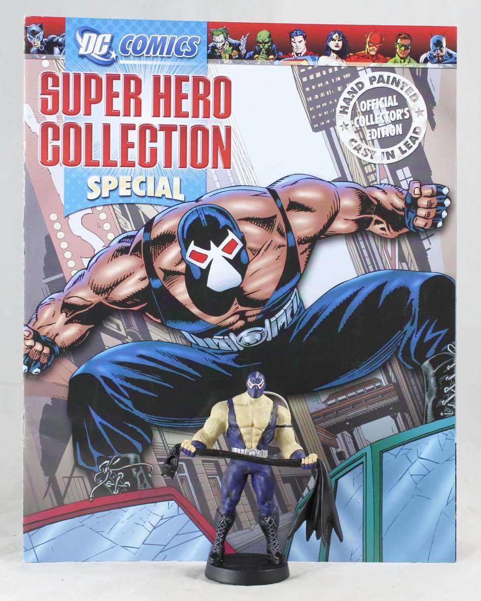 DC Comics - Lead, hand painted figurine with book - Bane -  Special Issue #3 - Bid Now!