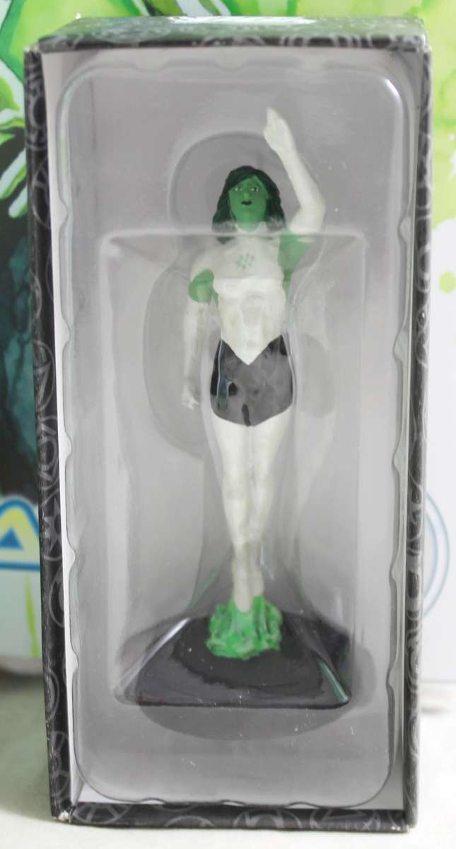 DC Blackest Night/Brightest Day - Lead, hand painted figurine with book - Jade - #12