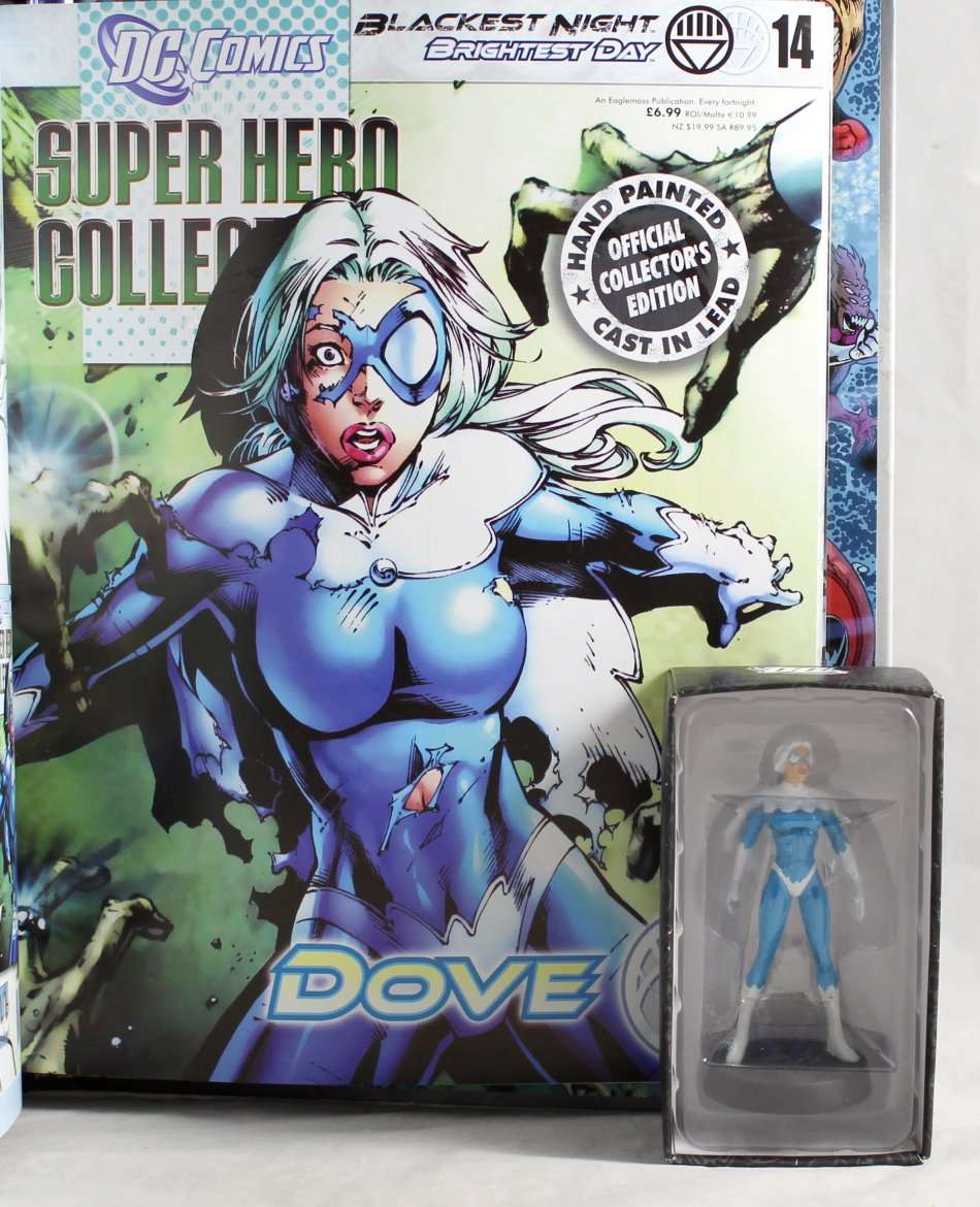 DC Blackest Night/Brightest Day - Lead, hand painted figurine with book - Dove - #14
