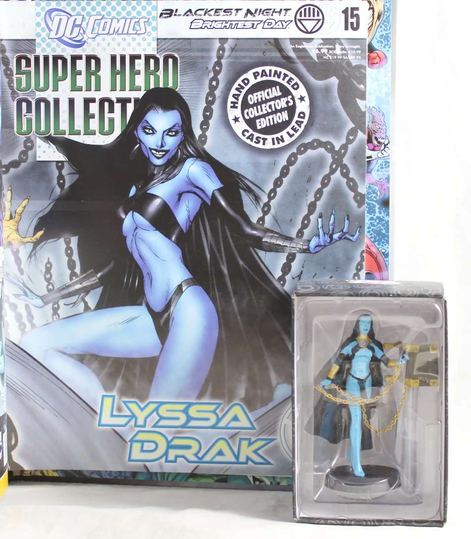 DC Blackest Night/Brightest Day - Lead, hand painted figurine with book - Lussa Drak - #15