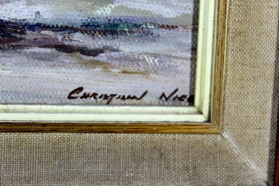 Christiaan Nice - Donkey cart with bluegum trees - Magnificent art!! Bid now! *Free courier!