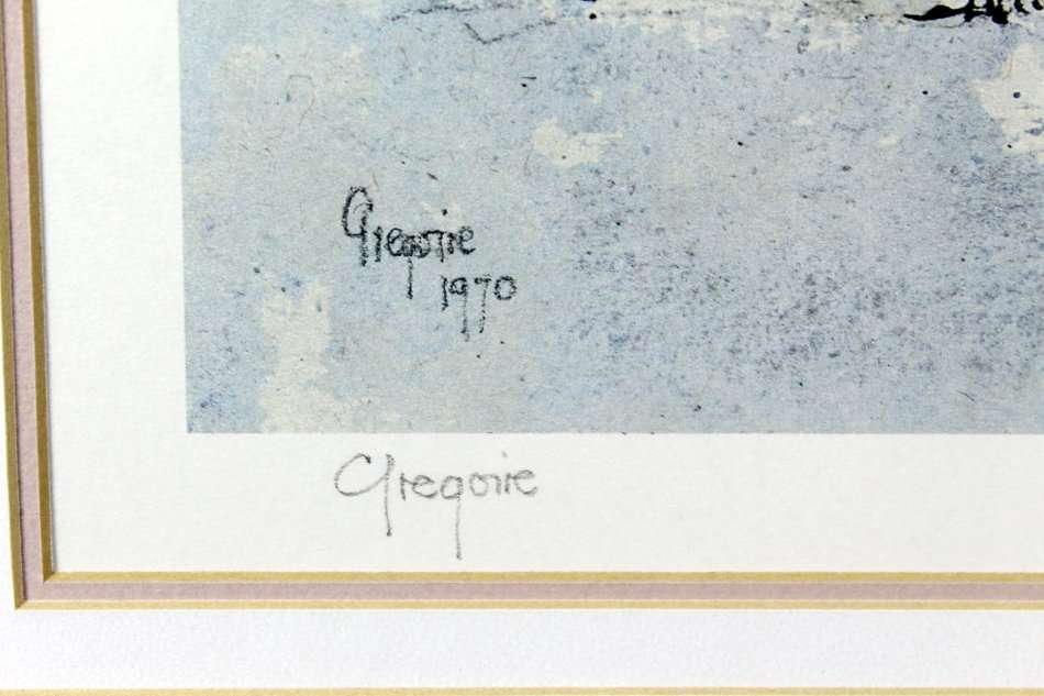 Gregoire Boonzaier - Street scene - A beautiful limited edition print! - Bid now!