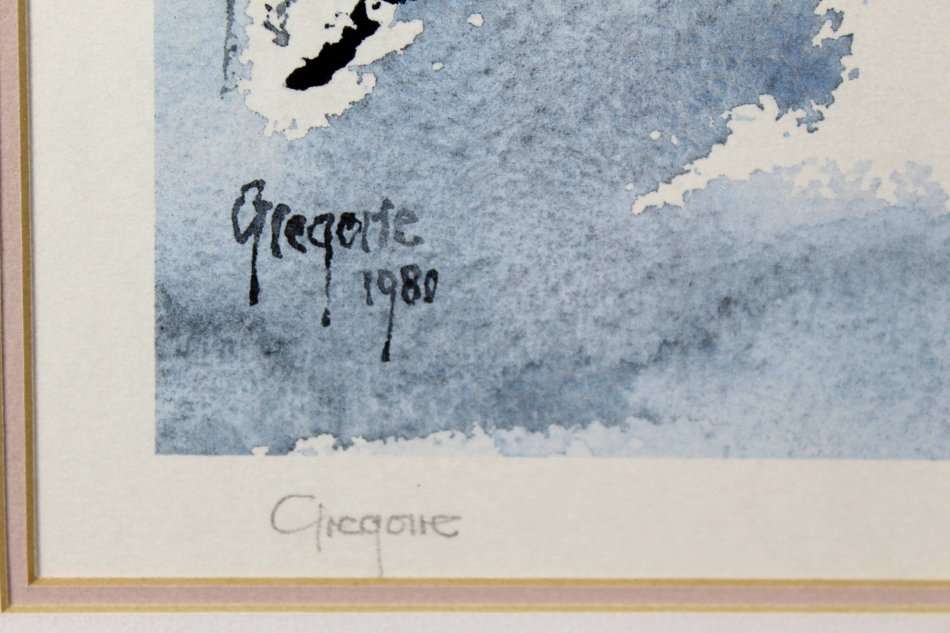 Gregoire Boonzaier - Cape Town street scene - A beautiful limited edition print! - Bid now!