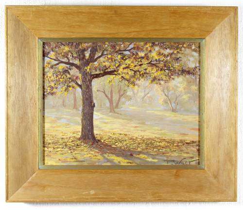 F Wort - Forest scene - A beautiful work! - Bid now!!