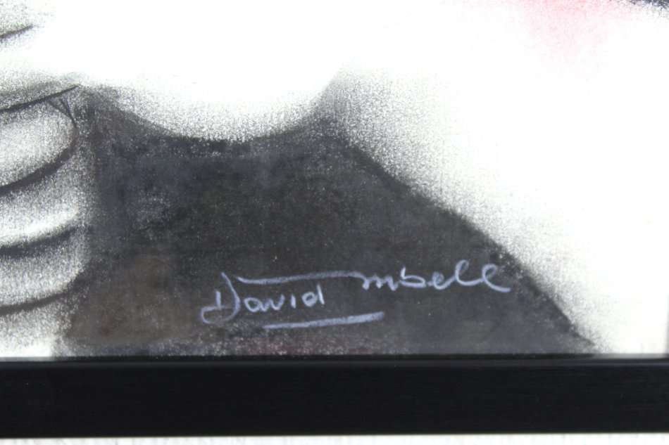 David Mbele - Musicians - A beautiful pastel - Low price, bid now!