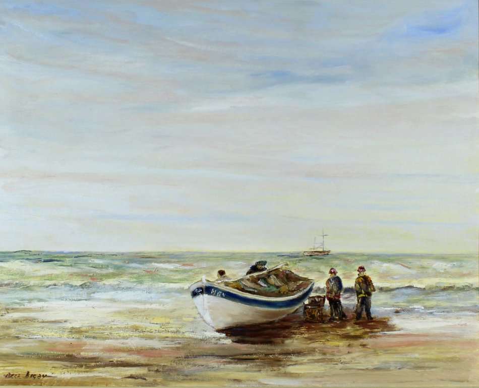 Bezz Digby - Fishing boat - Beautiful art!! Bid now!!