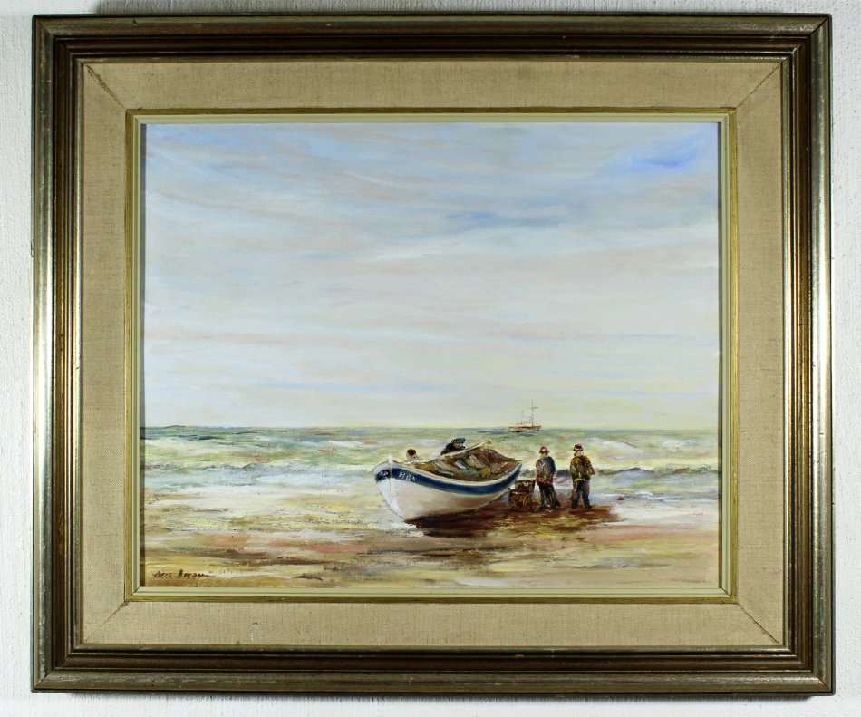 Bezz Digby - Fishing boat - Beautiful art!! Bid now!!