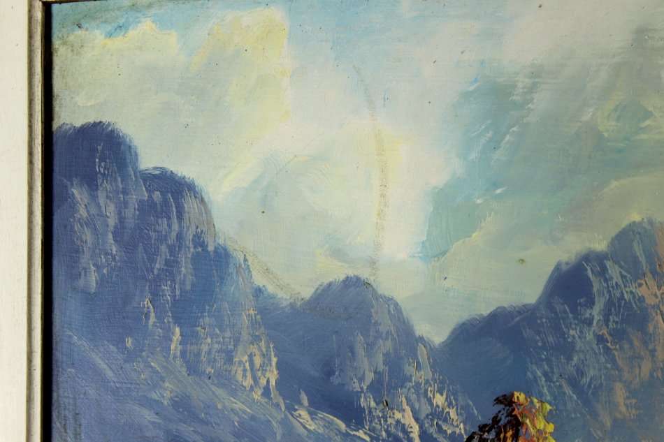 Hansie Potgieter - Dirt road in the mountains - A treasure! - Bid now!