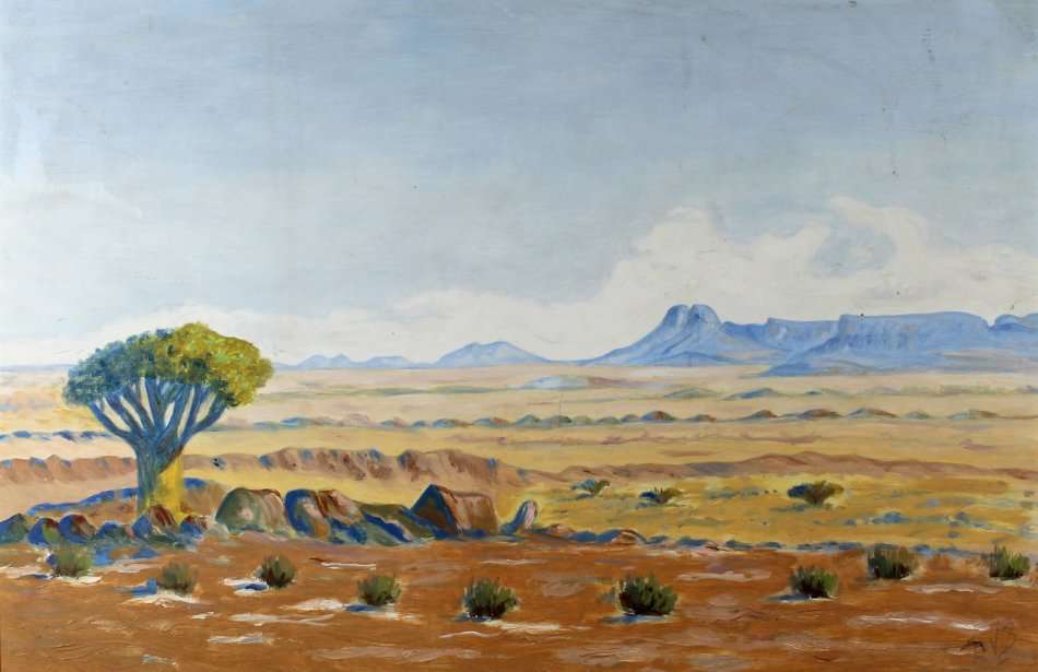 DVB - Expansive landscape - A beautiful oil painting! - Bid now!