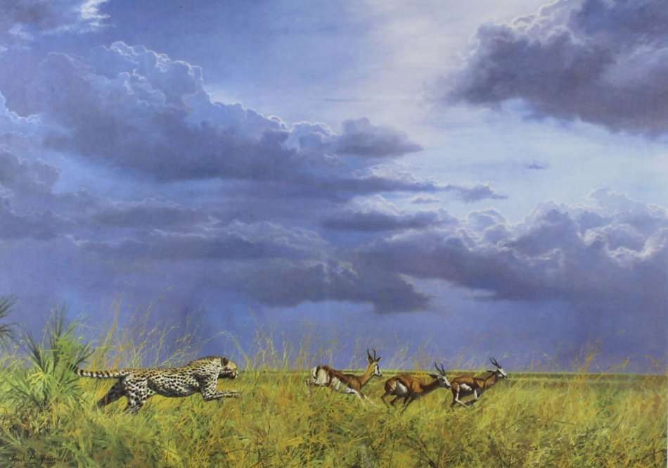 Paul Augustinus - The hunt - A beautiful limited edition print! - Bid now!