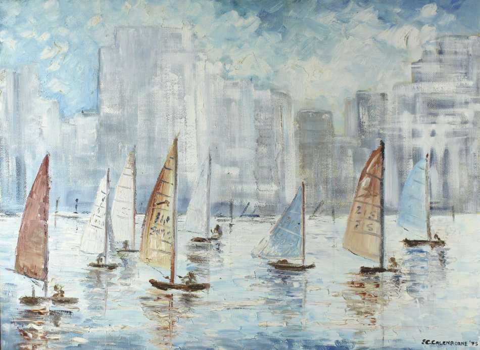 SC Calenborne - Sailboats - A beauty! - Bid now!