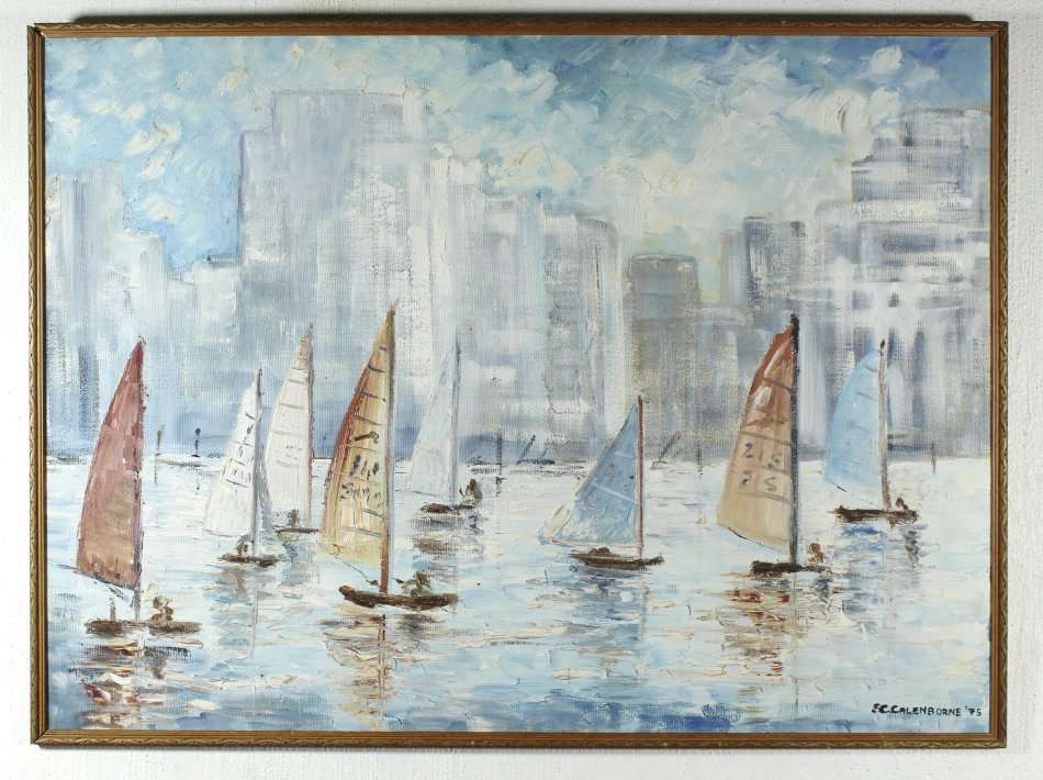 SC Calenborne - Sailboats - A beauty! - Bid now!
