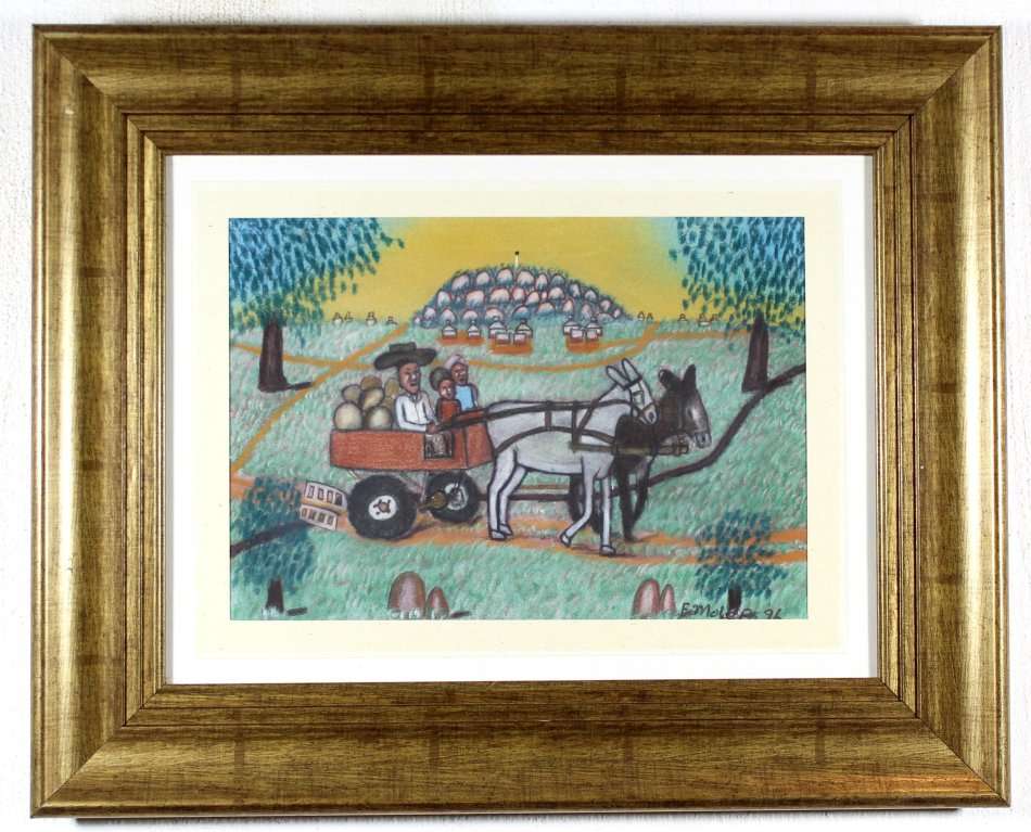 E Molopo - Donkey cart - A beautiful treasure! Bid now!