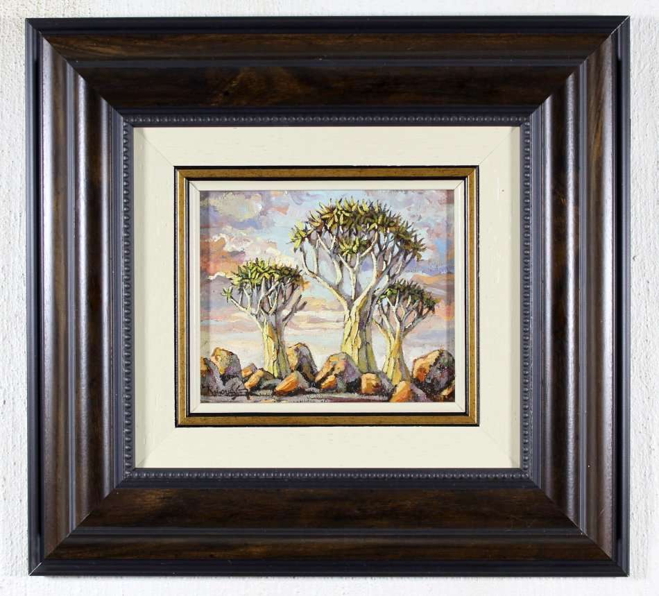 Ryan Loubser - 3 Quiver trees - Stunning art!! Bid now!!