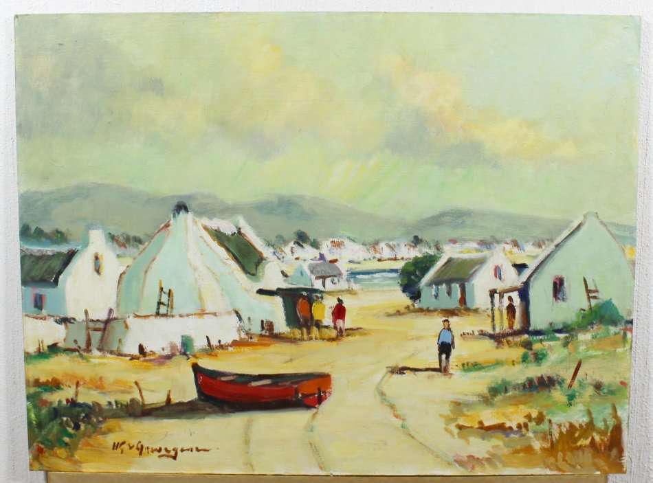 HG van Aswegen - Fisherman settlement - A beauty! - Bid now!