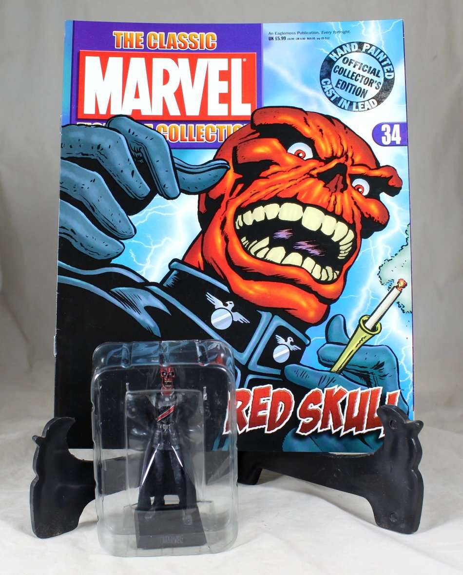 Classic Marvel - Action Figure and Book - Red Skull #34