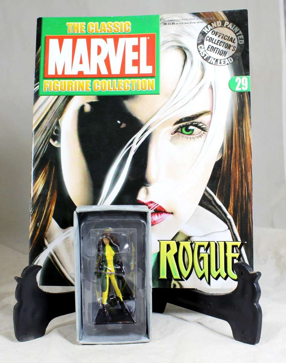 Classic Marvel Collection - Lead, Hand Painted Figurine with Book - Rogue #29 - Bid Now!