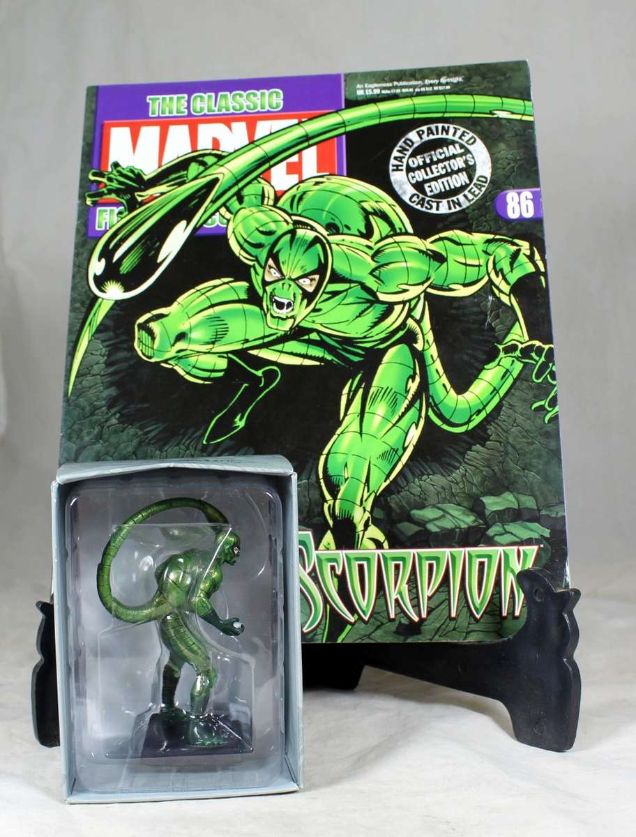 Classic Marvel - Action Figure and Book - SCORPION - Issue #86 - Bid Now!