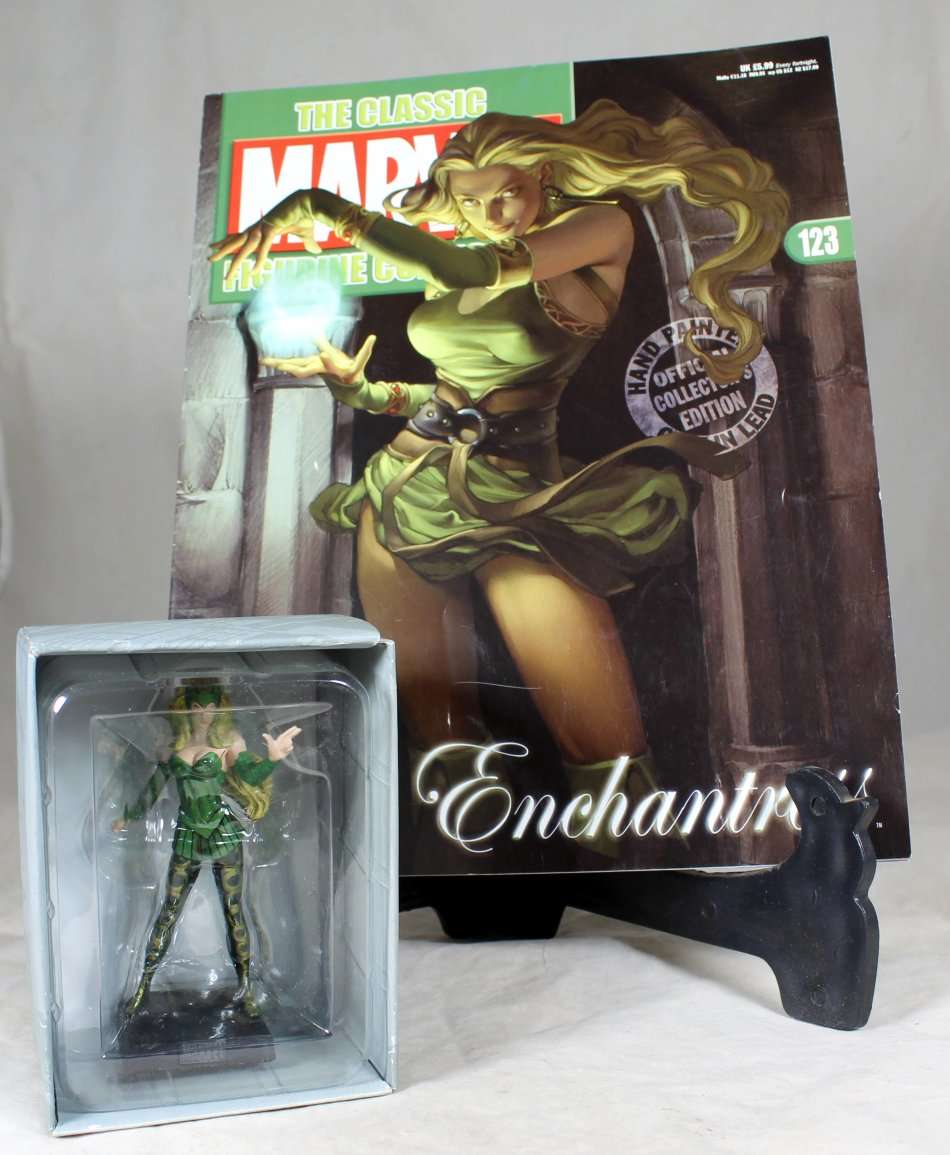 Classic Marvel - Action Figure and Book - ENCHANTRESS - Issue #123 - Bid Now!