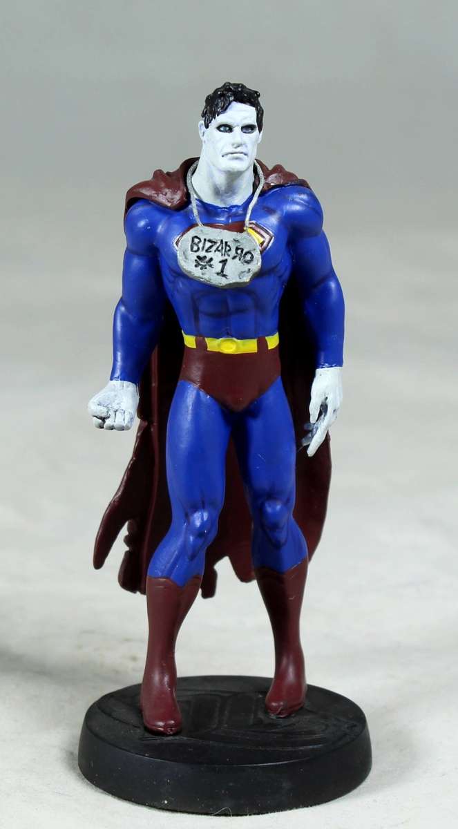 DC COMICS - LEAD HAND PAINTED ACTION FIGURE - BIZARRO - BID NOW!!!!