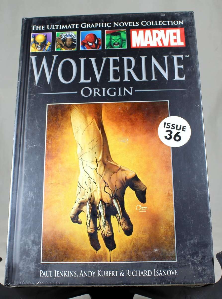 MARVEL`S-THE ULTIMATE GRAPHIC NOVELS COLLECTION-WOLVERINE: ORIGIN-BID NOW!!!