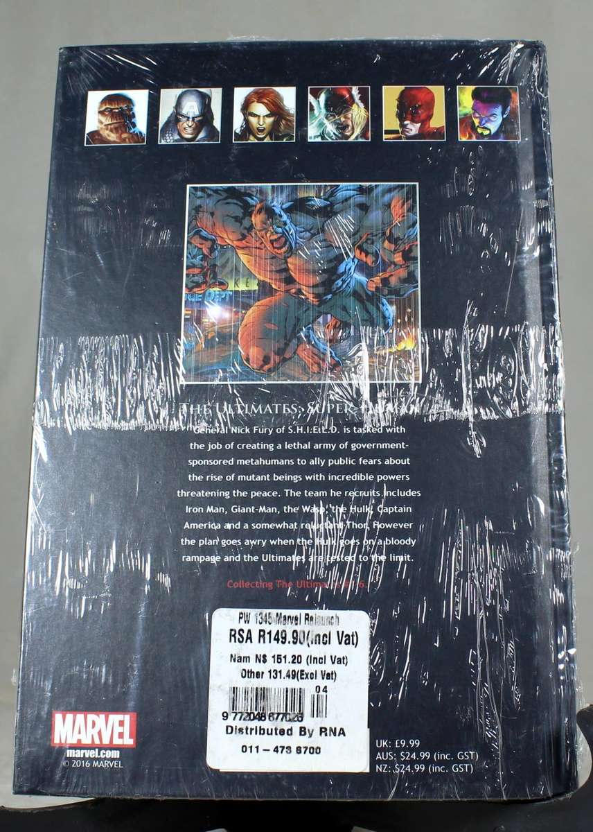 MARVEL`S-THE ULTIMATE GRAPHIC NOVELS COLLECTION-THE ULTIMATES:SUPER-HUMAN-BID NOW!!!