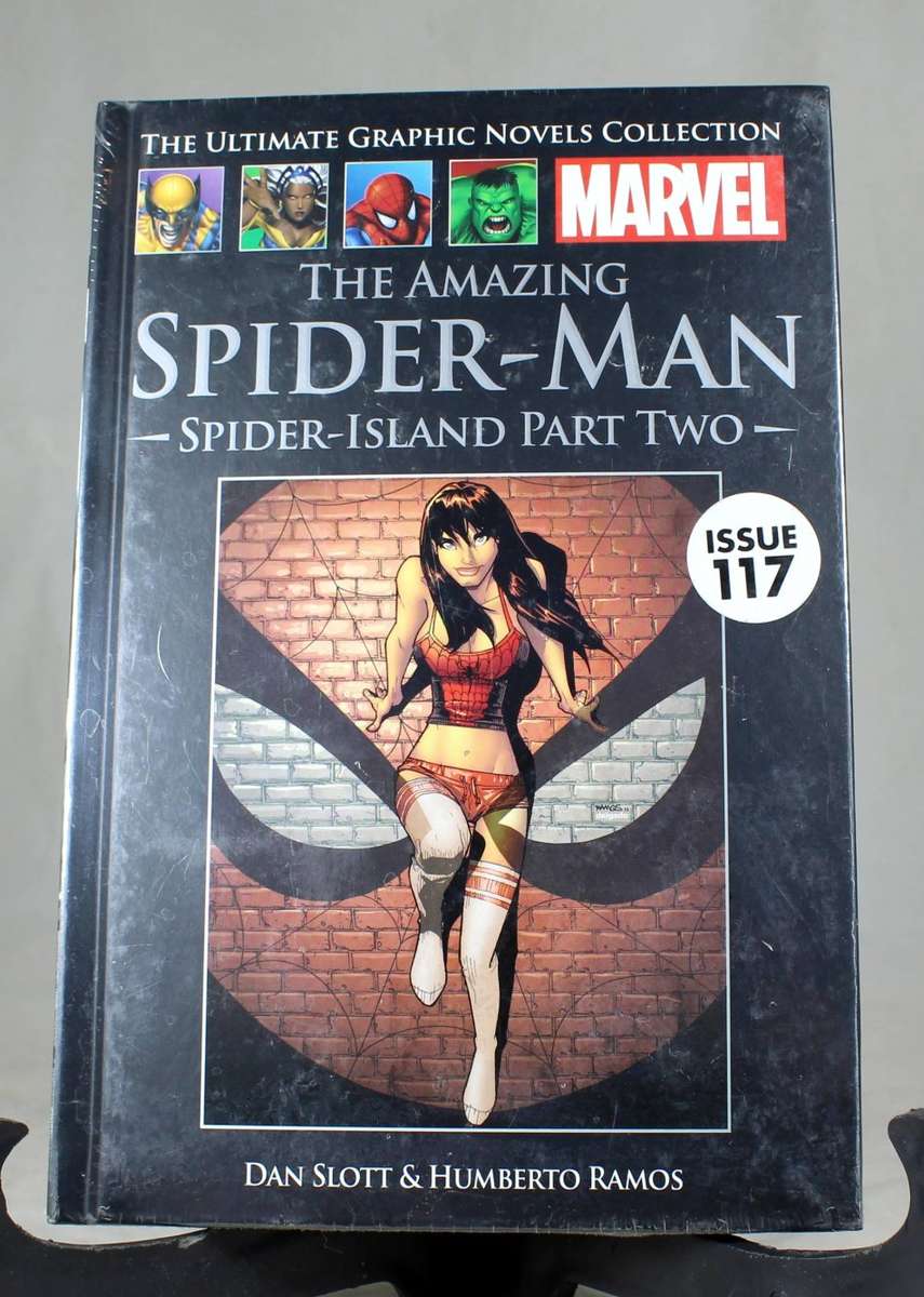 MARVEL`S-THE ULTIMATE GRAPHIC NOVELS COLLECTION-THE AMAZING SPIDER-MAN:SPIDER-ISLAND(PART2)-BID NOW!