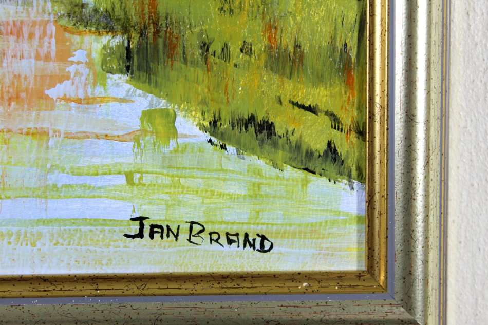 Jan Brand - River with mountains - A beautiful treasure! - Investment art,