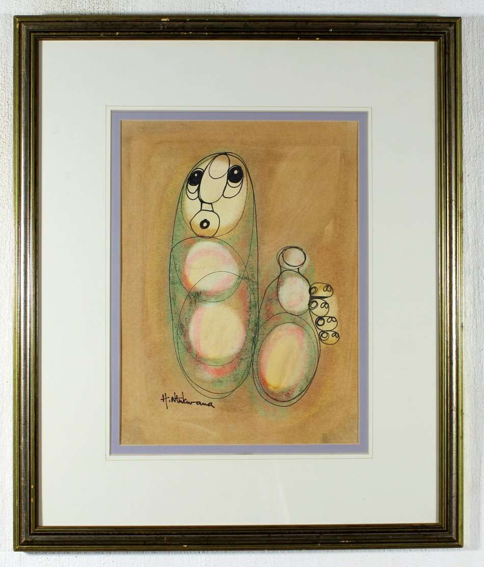 Hargreaves Ntukwana - Abstract figures - A beauty, bid now!!