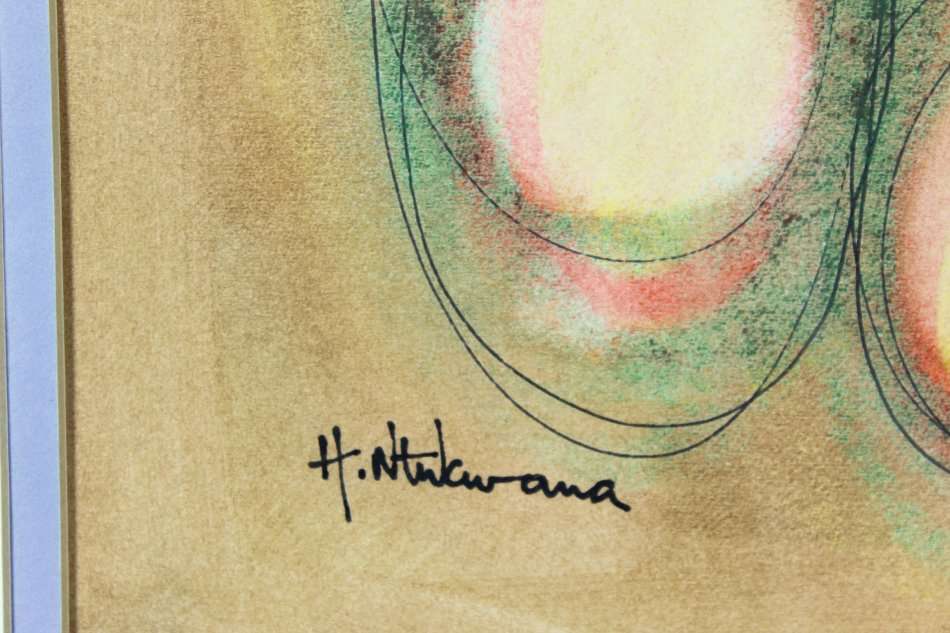 Hargreaves Ntukwana - Abstract figures - A beauty, bid now!!