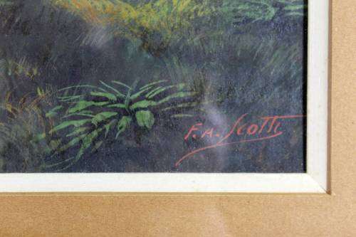 FA Scotty (G Fasciotty) - River in the woods - Beautiful! - Bid now!