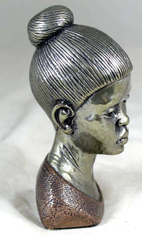 Casper Darare - Young Shona Girl - Posthumous Cold Casting - Magnificent!! Bid now!