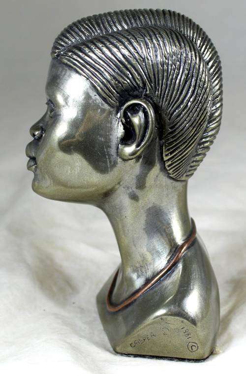 Casper Darare - Young Zulu Bride - Posthumous Cold Casting - Magnificent!! Bid now!