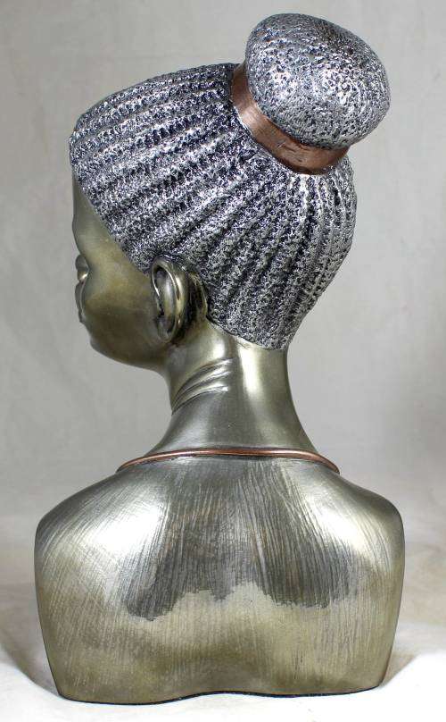 Casper Darare - Zulu Maiden - Posthumous Cold Casting - Magnificent large sculpture!! Bid now!