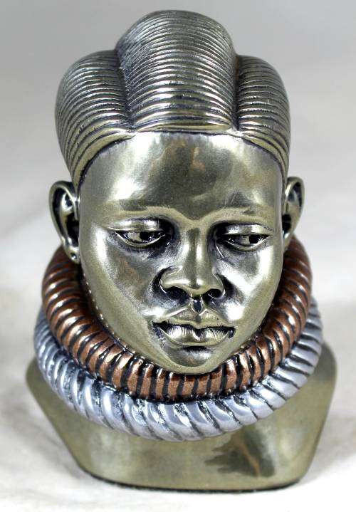 Casper Darare - Ndebele Girl - Posthumous Cold Casting - Magnificent!! Bid now!